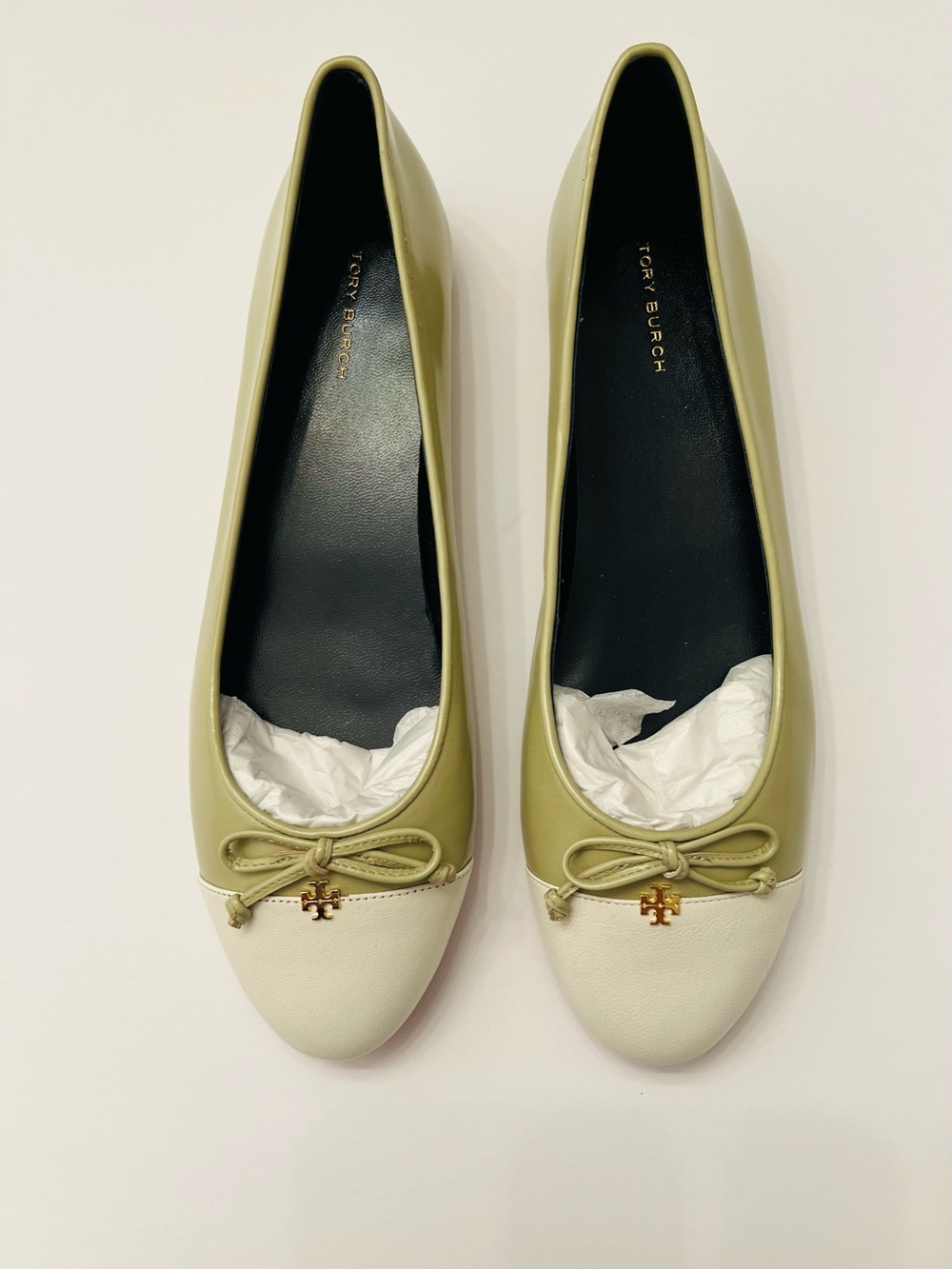 NWT Tory Burch Cap-Toe Ballet Flats